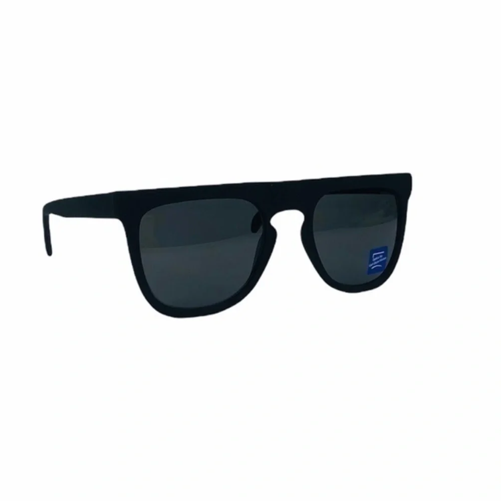 KOMONO Bennet CZ Black Rubber Sunglasses NEW